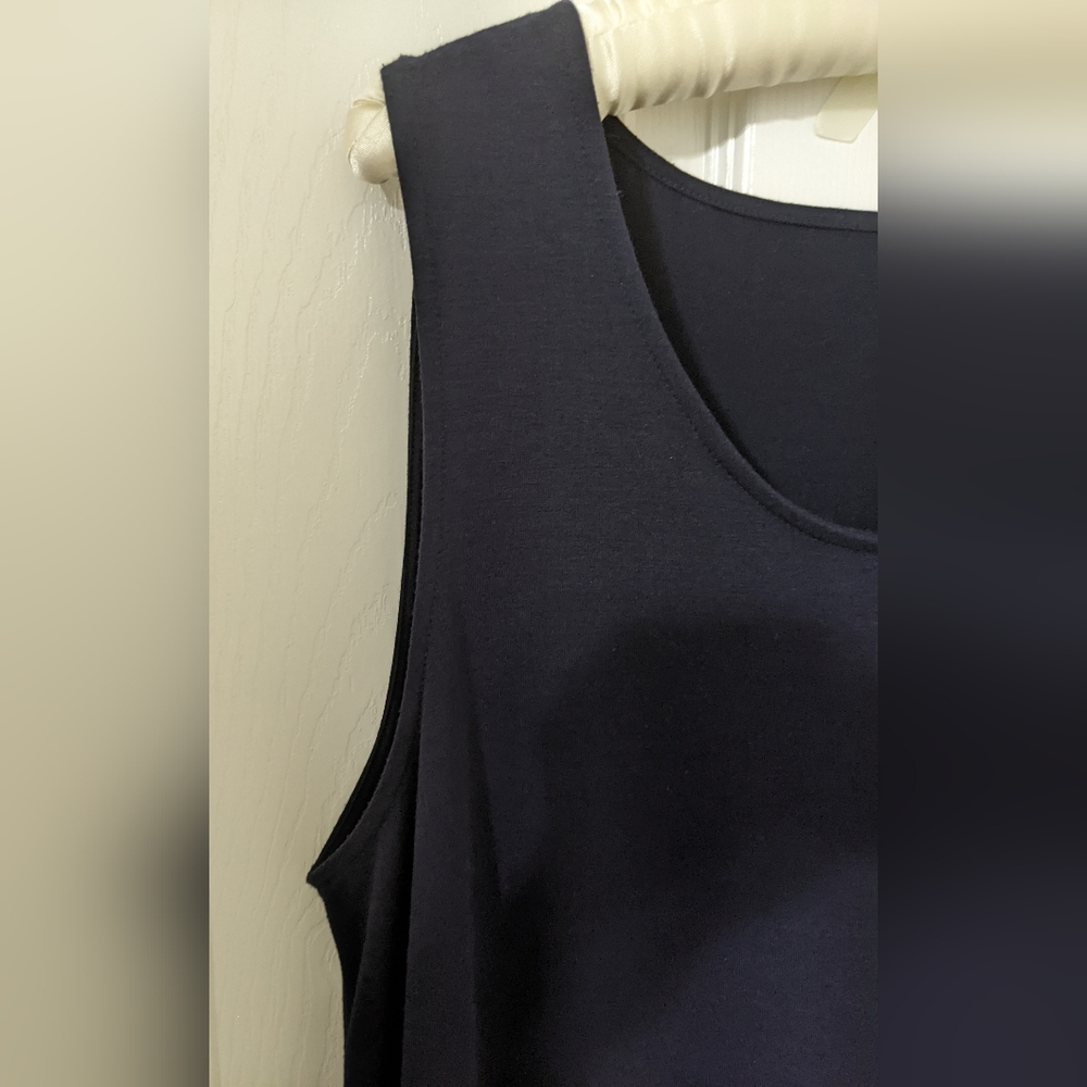 Sleeveless Ruffle Bottom Tunic 2X - Picture 3 of 4